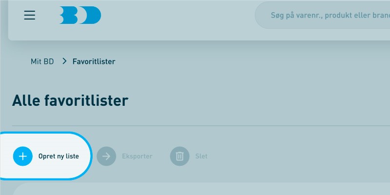 Guide Opret Ny Liste