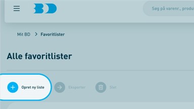 Guide Opret Ny Liste