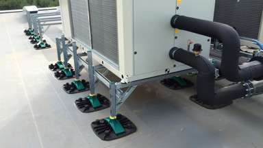 Yeti lastfordelende fødder til taginstallationer fra Walraven