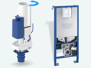 GROHE Rapid XLS - forandringsparat indbygningscisterne med en række unikke egenskaber