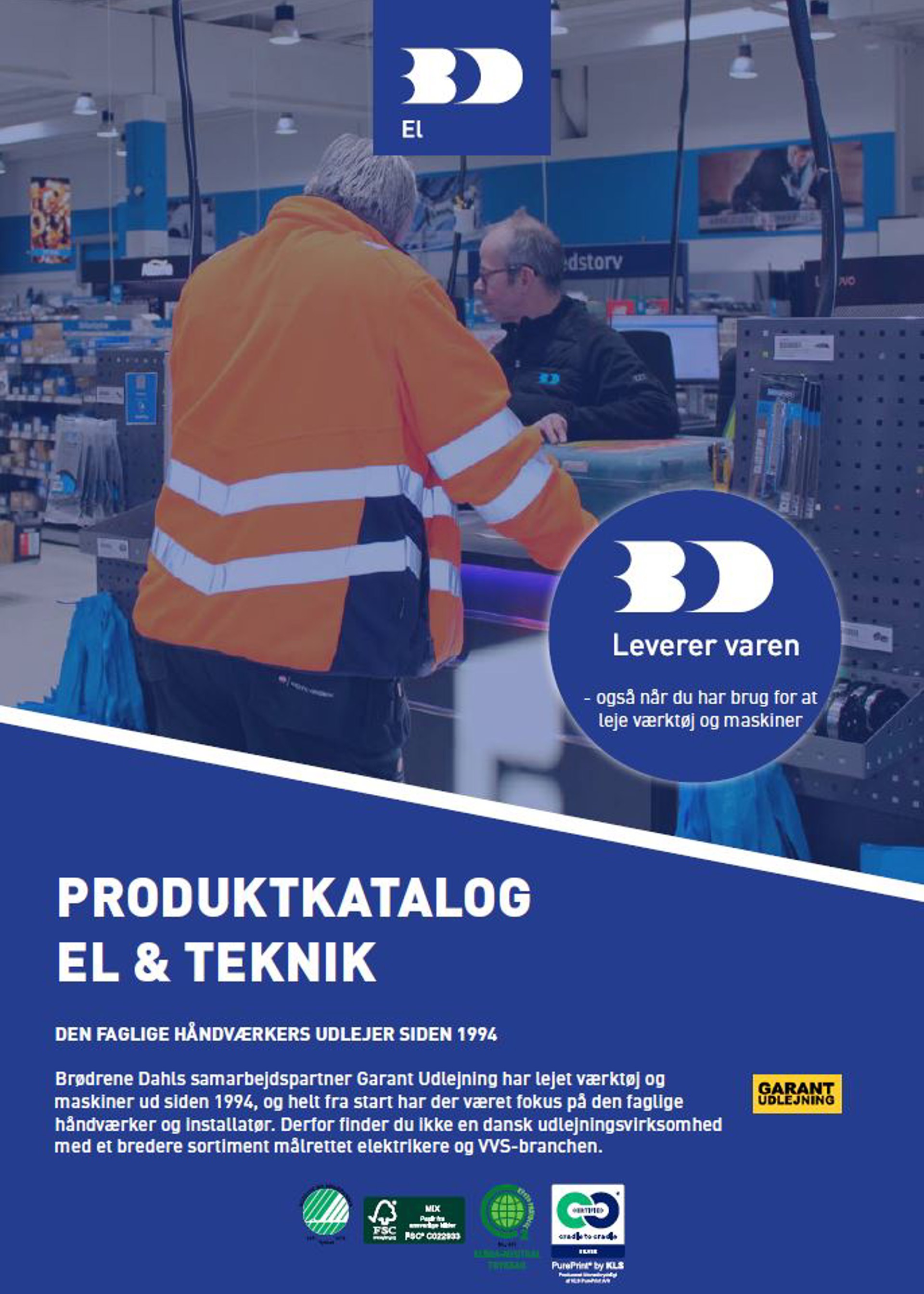 BDs materieludlejning skal sikre, at du altid har fuld kapacitet