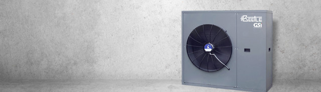Til de store kvadratmeter vælger du Beetle fra GSI! Beetle varmepumpen er udviklet til at levere effektiv opvarmning – og nedkøling – i store bygninger som sportshaller, institutioner og produktionsfaciliteter.