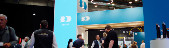 BDs stand på El- og teknikmessen i Odense 2026